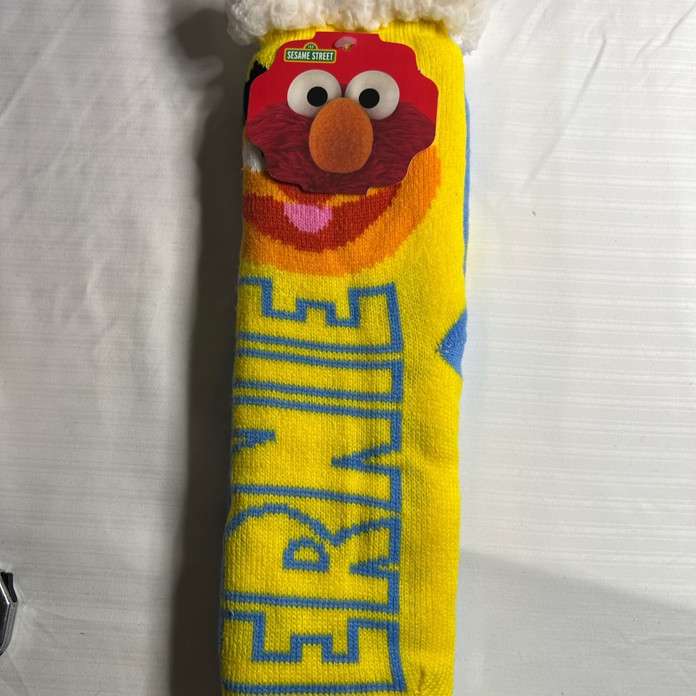 Sesame Street Elmo Yellow Socks